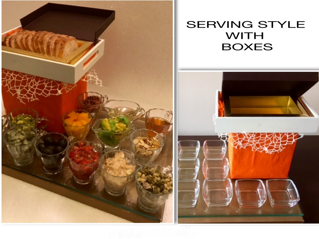 Serving Style with Boxes 49